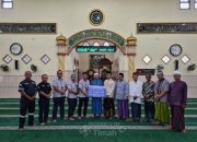 PT TIMAH Bantu Sarana dan Prasarana Masjid Agung Darussalam di Belitung Timur, Dukung Kenyamanan Masyarakat Beribadah