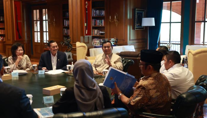 Bertemu Prabowo, DEN Dukung Percepatan Transformasi Digital Pemerintah