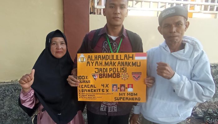 Inilah Kisah Soni, Anak Petani Karet di Toboali yang Lolos Korps Brimob Polri