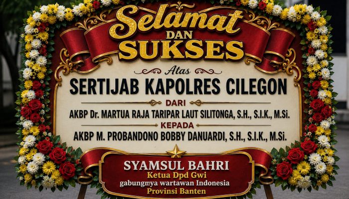 AKBP Martua Promosi ke Polda Metro Jaya, GWI Banten Optimistis Kepemimpinan Baru Polres Cilegon Makin Dekat dengan Masyarakat
