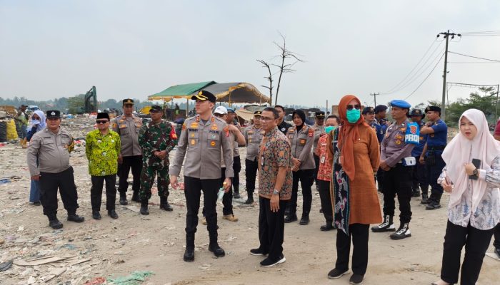 Antisipasi Bencana, Kapolres Cilegon Gandeng Lintas Instansi Perkuat Kesiapsiagaan di TPSA Bagendung