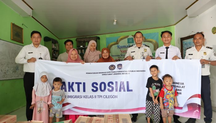 Bukan Sekadar Seremoni! Imigrasi Cilegon Buktikan “Imigrasi untuk Rakyat” dengan Aksi Sosial