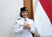 Dari Pontianak ke Istana Merdeka, Celina Olivia Bawa Baki Merah Putih di Hadapan Presiden Prabowo