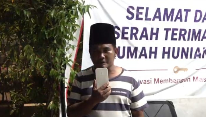 Dulu Beratapkan Terpal, Kini Punya Hunian Layak, Syahrur : Terima Kasih Pak Prabowo