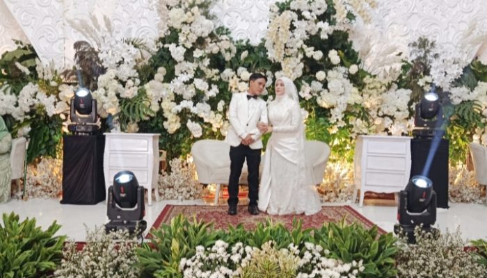 Pernikahan Hana Novia dan Tuanku Ihza Kemalsya Damanik Digelar Khidmat di Joglo Asri Sari Kuring Cilegon
