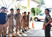 Satpol PP Kota Pangkalpinang Tertibkan Bangunan Permanen Pedagang di Pasar Induk Kota Pangkalpinang