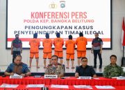 Polda Babel Ungkap Keberhasilan Gagalkan Penyelundupan 90,151 Ton Pasir Timah Ilegal