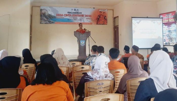 BPS Bangka Selatan Canangkan Desa Cinta Statistik Tahun 2026
