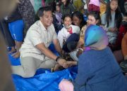 Legislator Partai Gerindra Temui Pengungsi Sinabung, Pastikan Kebutuhan Warga Segera Ditindaklanjuti