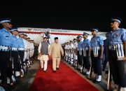 Prabowo Tiba di New Delhi, Siap Perkuat Peran Indonesia di KTT ke-18 BRICS