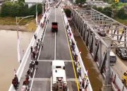 Jembatan Krueng Tingkeum Beroperasi Pascabencana, Jalur Logistik Aceh—Sumut Kembali Normal