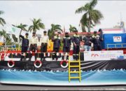 Semarak HUT ke-81 RI, PT TIMAH Tampilkan KIP dan Tugboat dalam Kendaraan Hias di Pangkalpinang