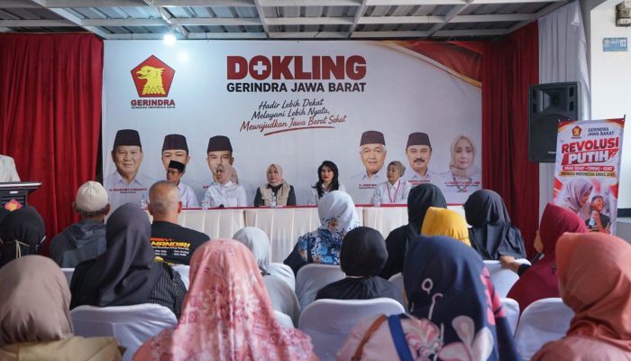 Bawa Dokter ke Tengah Warga, Gerindra Layani Pemeriksaan Kesehatan Gratis 200 Warga Sukapura