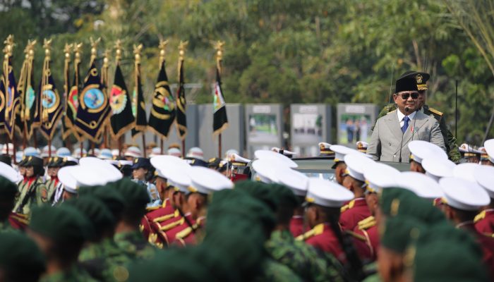 Prabowo : Di Masa Damai, TNI Harus Terus Menyesuaikan Diri Hadapi Ancaman Terburuk