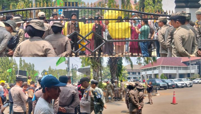Pedagang Kaki Lima Bona Turun ke Jalan, Wali Kota Cilegon Tak Beri Tanggapan Hingga Demo Usai