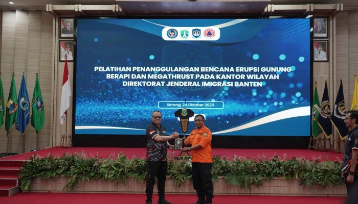 Tak Mau Kecolongan Saat Bencana, Imigrasi Cilegon Perkuat Kesiapsiagaan Hadapi Erupsi dan Gempa