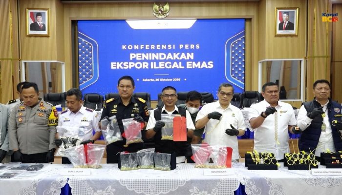 Pemerintah Gagalkan Ekspor Ilegal 25,88 Kg Emas Senilai Rp61,95 Miliar pada Oktober 2026